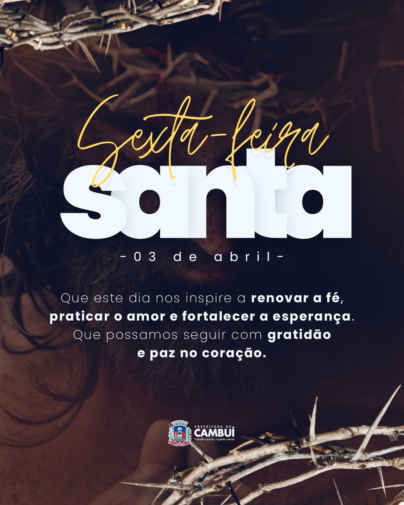 Post do instagram da Prefeitura de Mandirituba