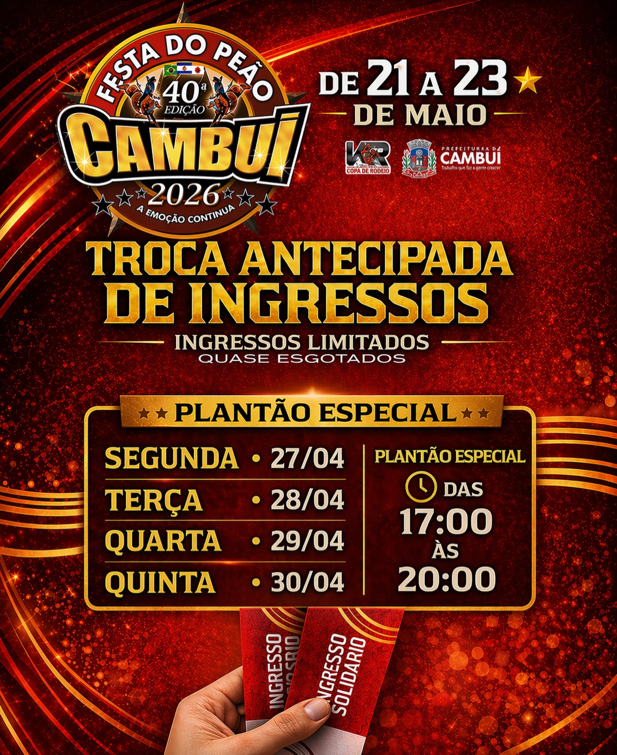 Post do instagram da Prefeitura de Mandirituba