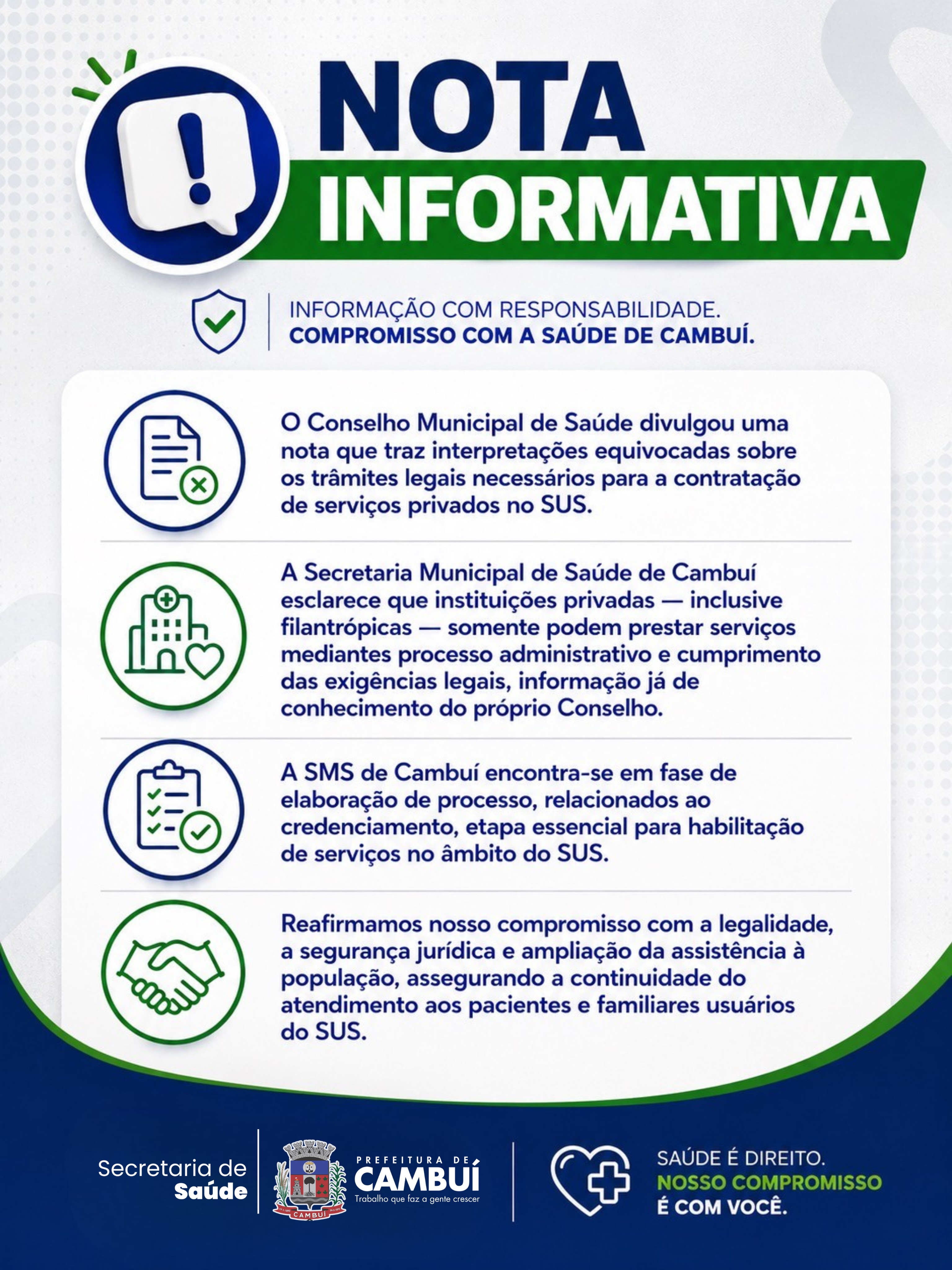 Post do instagram da Prefeitura de Mandirituba
