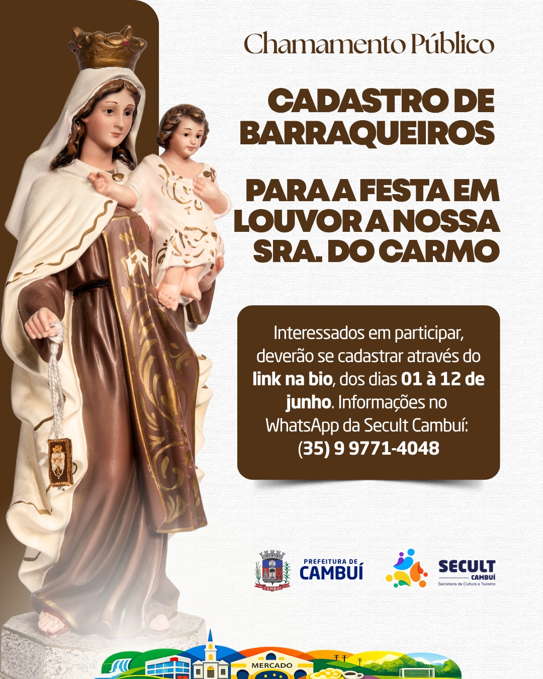 Post do instagram da Prefeitura de Mandirituba