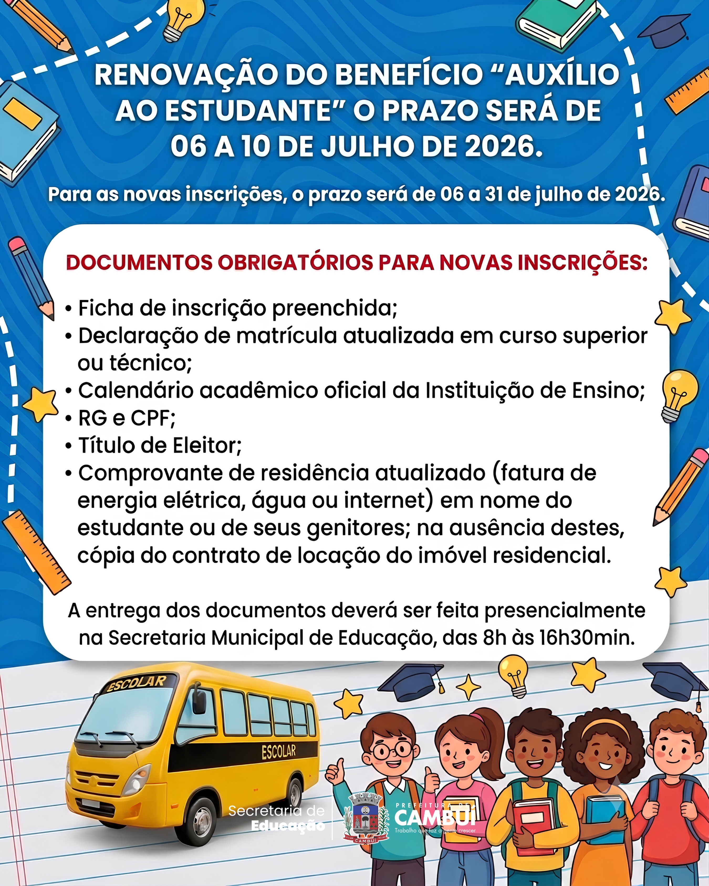 Post do instagram da Prefeitura de Mandirituba