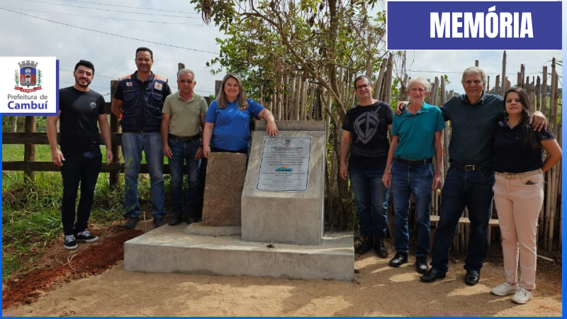 Inauguração de placa marca a fundação de Cambuí